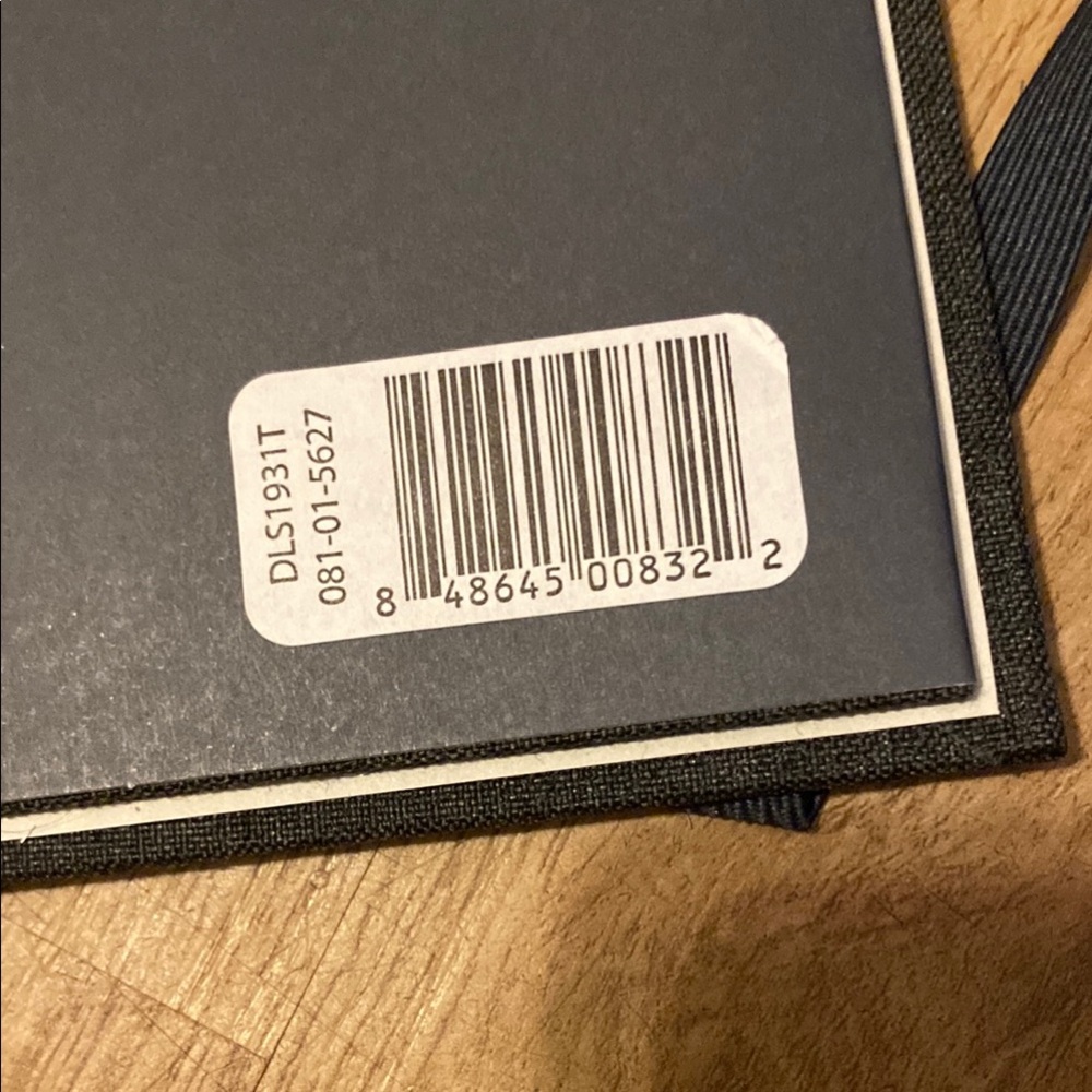 Elegant Dark Gray Notebook with Gold Accents - Picture 7 of 9